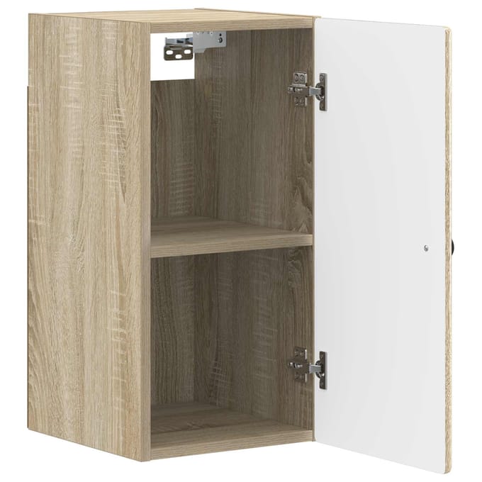 vidaXL - Badkamer - wandkast - BREDA - Sonoma - Eiken - 30 - x - 31 - x - 59 - cm