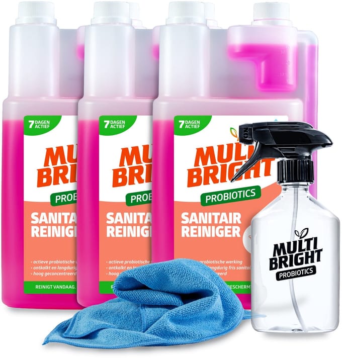 Multibright probiotische Triple Pack Sanitair Reiniger 3 - Triple Pack voordeelset - 5 stuks