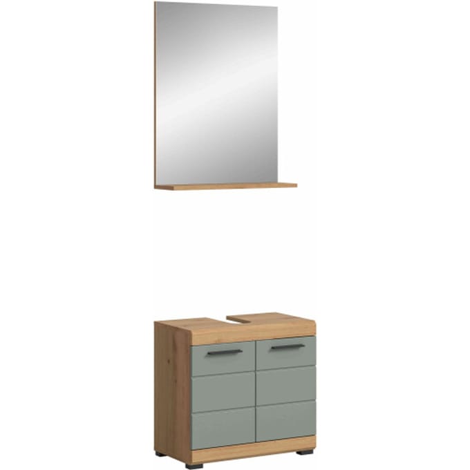 Scout badkamercombinatie salie MDF TZ Artisan eiken NB - 34x60x191cm