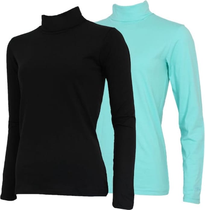 2-Pack Campri - Skipully - Wintersportpully - Dames - Black/Aruba blue (613) - maat M