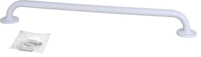 Gerimport Badkamer handgreep - wit - 60 cm - RVS metaal - douche wand handgrepen