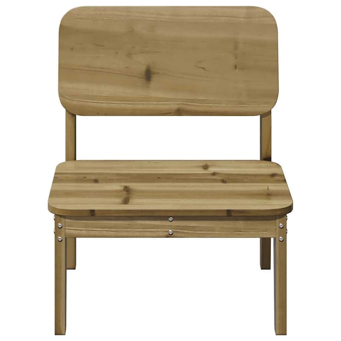 vidaXL - Tuinstoel - 60x52,5x72 - cm - geïmpregneerd - grenenhout