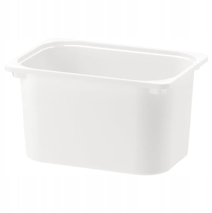 Wit Opbergdoos 42x30x23cm voor Kinderkamer Speelgoed