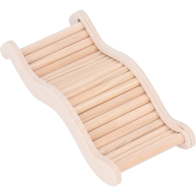 Hamster Ladder Houten Hamster Ladder Brug Eenvoudige Installatie Angst Vermindering Interactief white