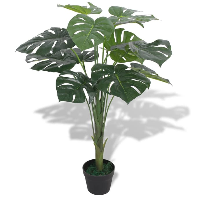 vidaXL - Kunst - monstera - plant - met - pot - 70 - cm - groen