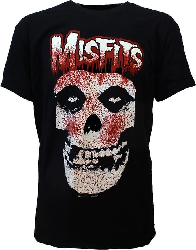 Misfits Bleeding Skull T-Shirt - Officiële Merchandise - S