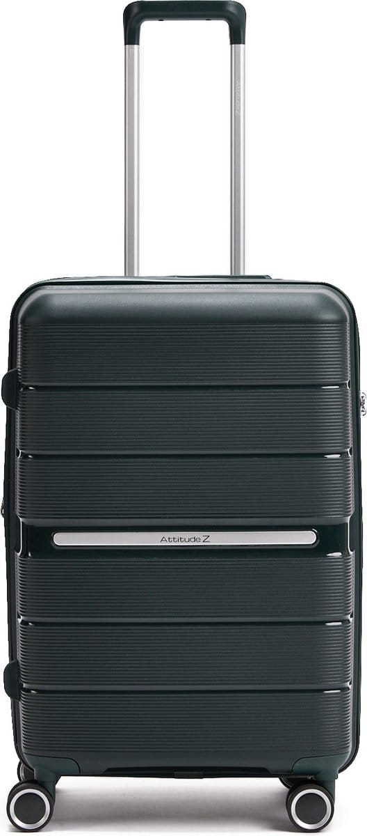 Attitudez EliteZ Reiskoffer Medium Groen 67cm - TSA-slot - Uitbreidbaar