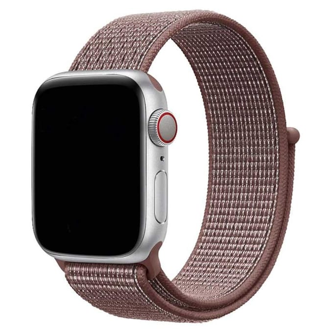 2+2 | Apple Watch Bandje Osvo - Geweven - Nylon - Smokey Mauve