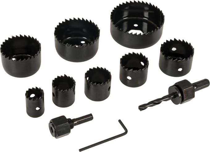 Silverline 11-delige gatenzaag set 19 - 64 mm