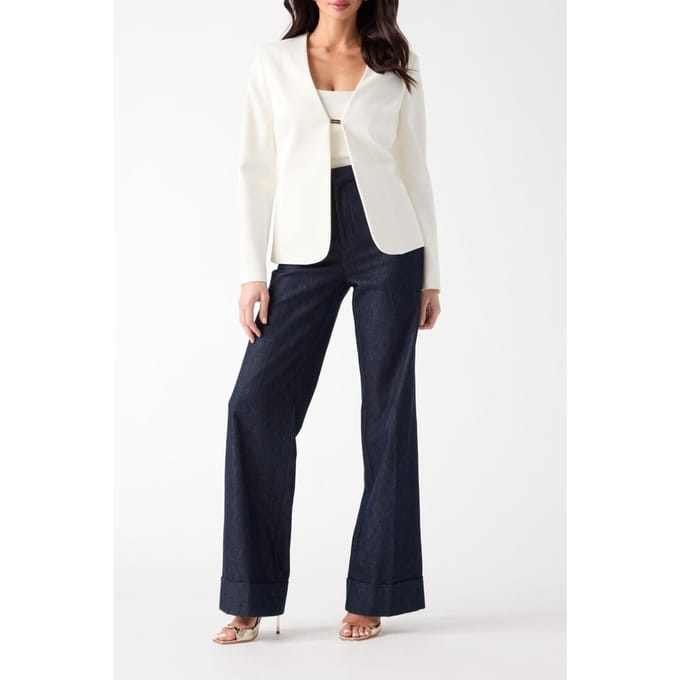 GUESS Gwen Front Open Blaz White Peaks Taglia: 48 | Blazers Outlet | Donna | Bianco