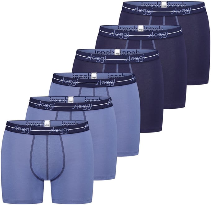 sloggi Heren lang short / pant 6 pack men Start