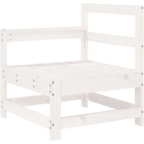 vidaXL - 6-delige - Loungeset - massief - grenenhout - wit