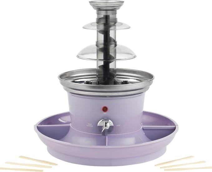 Lexium Chocoladefontein - Chocolade Fondue - Chocolade Smelter - Chocolade Verwarmer - Smeltchocolade - Premium Quality