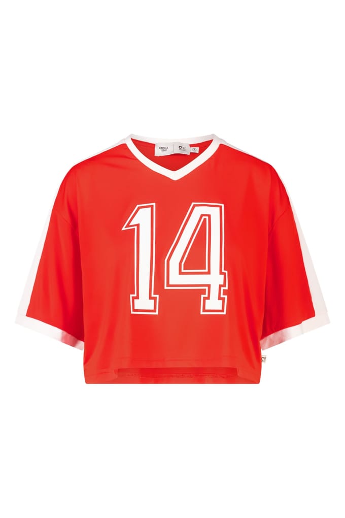 America Today Cruyff Washington Red Maat: M | Tops Outlet | Dames | Rood