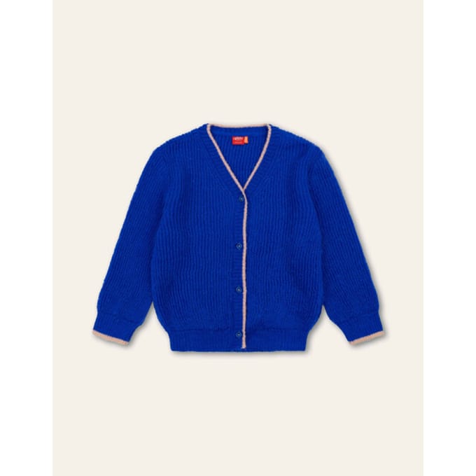 Oilily Vluffy Vest- maat98/3T Royal Blauw