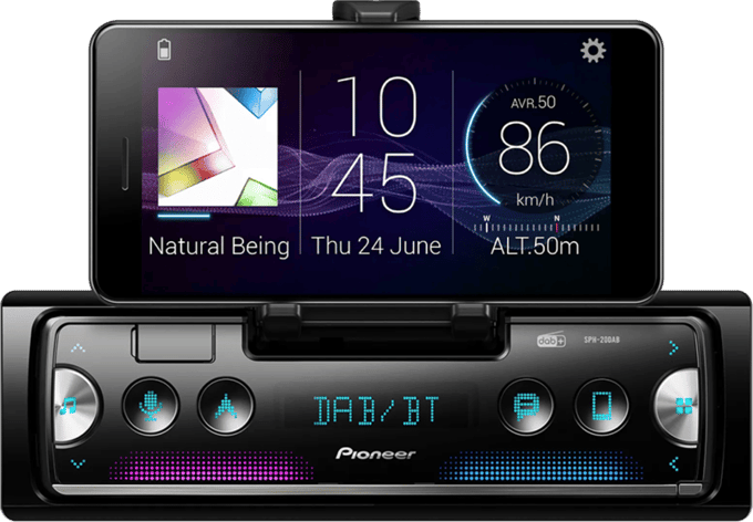 Pioneer SPH-20DAB 1 DIN radio met DAB+, Bluetooth, USB en Spotify