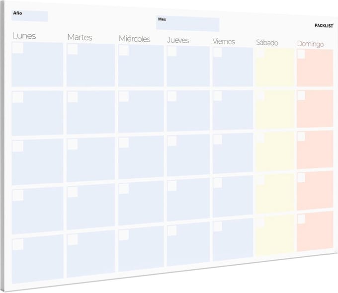 A4 Maandplanner - Organiser & Perpetuele Kalender zonder Datum - Ecologisch Ontwerp, 100% Papier