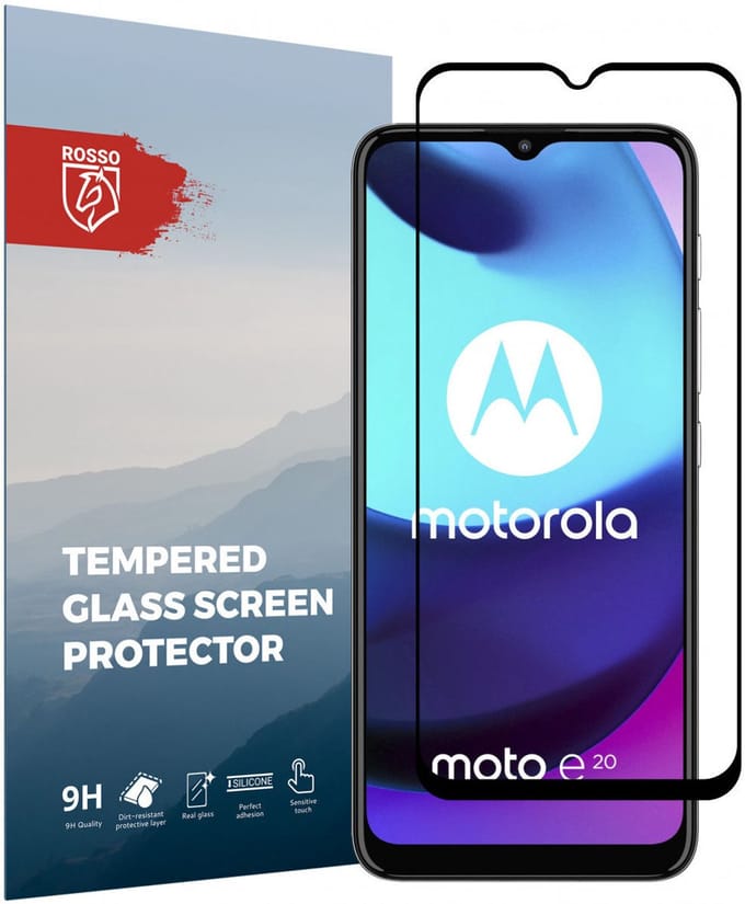 Rosso Motorola Moto E20 9H Tempered Glass Screen Protector