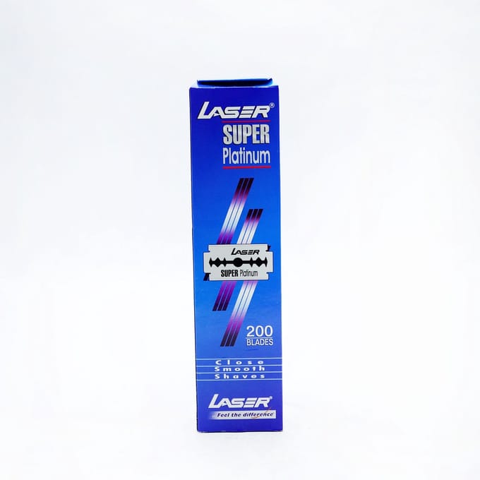 Laser Platinum Scheermesjes Double Edge Blades - 200 stuks