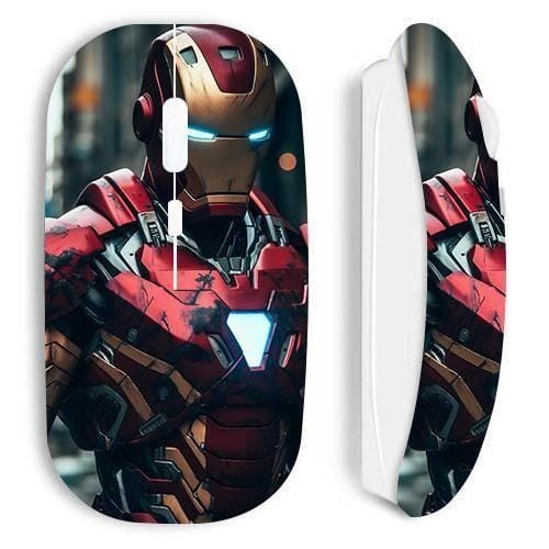 Souris - Maniacase - Iron Man - Sans Fil - Design Ergonomique - Confort d'utilisation