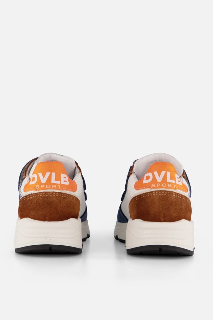 Develab Low Cut Sneakers blauw Suede - Maat 30