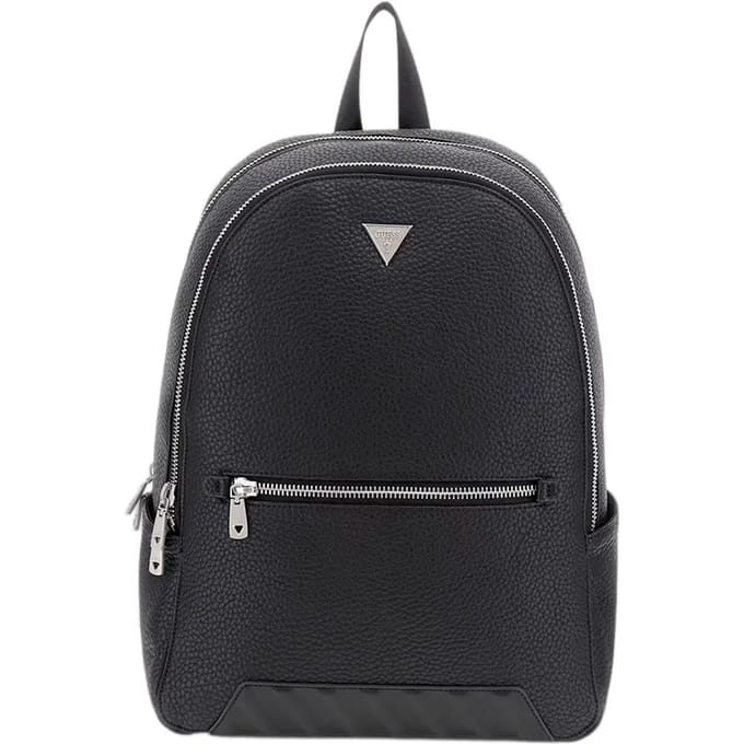 GUESS rugzak met laptopvak Torino Backpack Black zwart