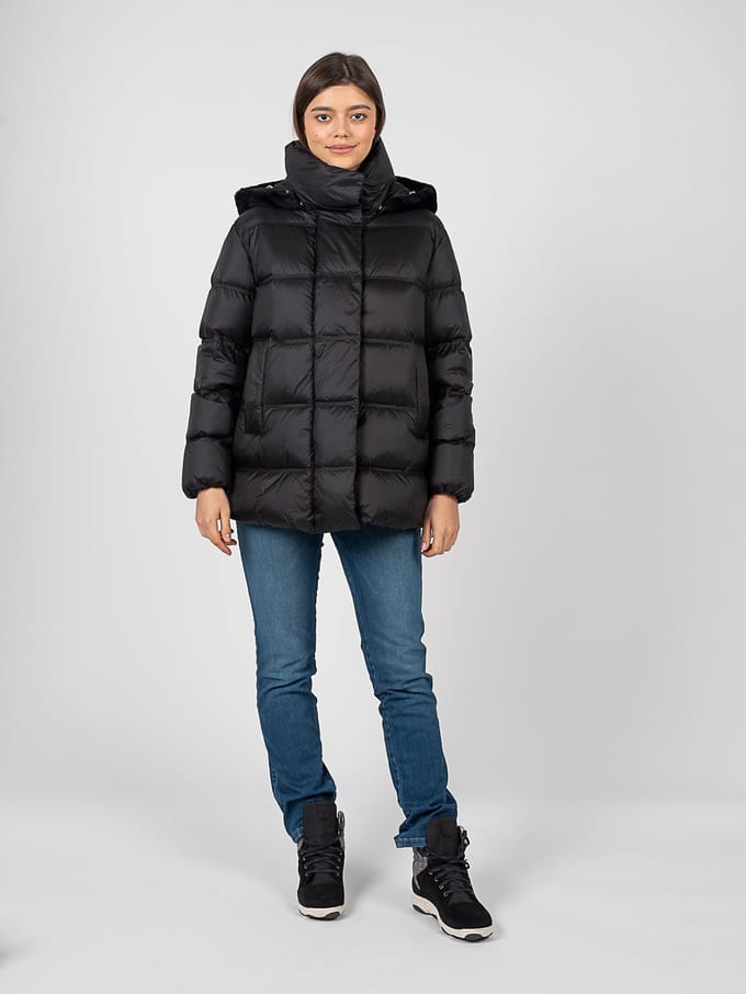 Geox jas Thaina Vrouw zwart