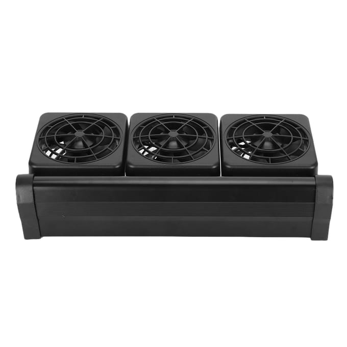 Aquarium Vissenkom Koelventilator Verlaag Watertemperatuur Instelbare Windsnelheid black