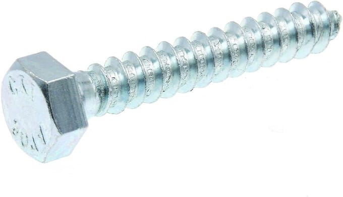 Lag Schroef Bout - Zeskant Bouten - Zware Houtconstructies - Dikkere Diameter - 5/16 X 2 Inch - Verzinkt