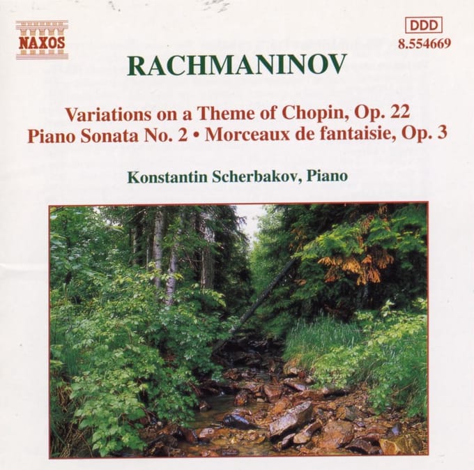 Konstantin Scherbakov - Rachmaninov: Sonate No. 2 | Chopin Variations (CD)