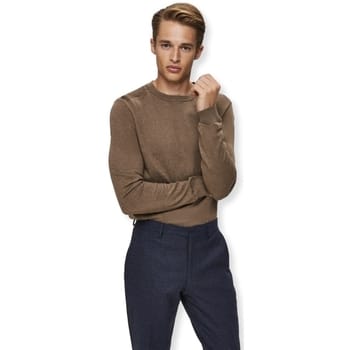 Regular fit gebreide pullover van puur katoen, model 'BERG'