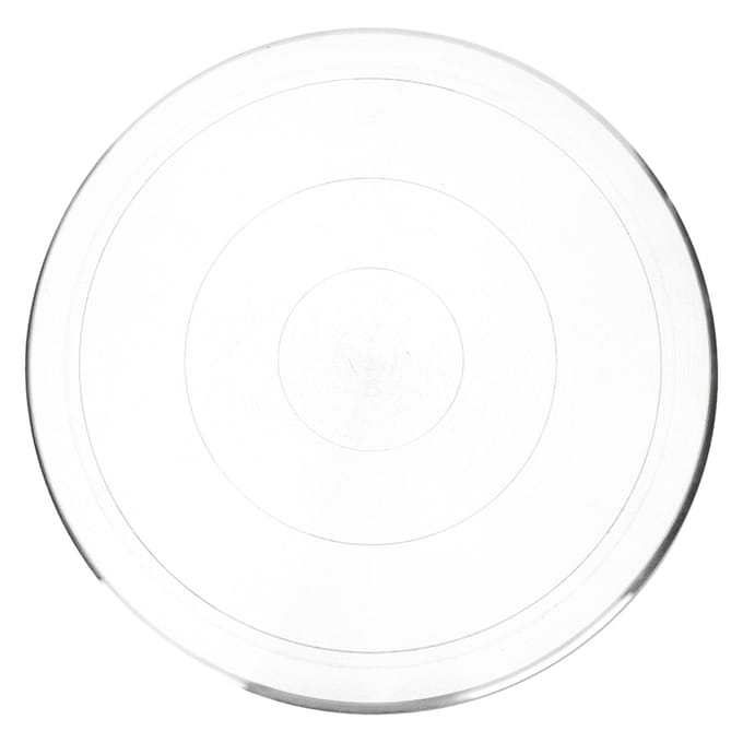 Tour de potier grand plateau tournant robuste avec roulements à billes pour sculpter, décorer, modeler 25 cm black