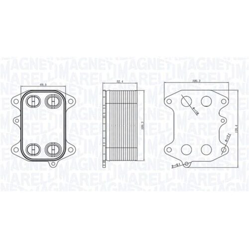 Oliefilterhuis MAGNETI MARELLI 350300003300