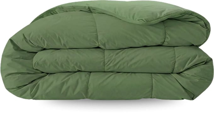 Zelesta Comfort Uni Zomerdekbed - Saliegroen 200×200 cm