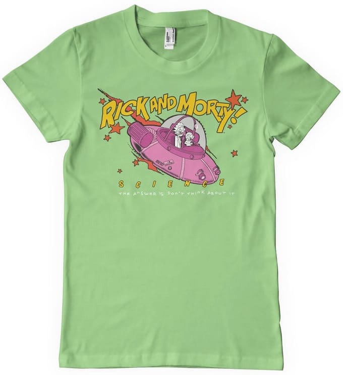 Rick and Morty T-shirt Science T-shirt WB-1-RM016-DTF897