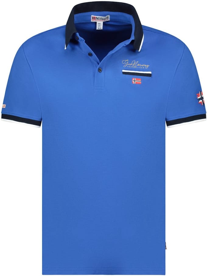 Geographical Norway Expedition Katoen Polo Shirt Kara Royal - M