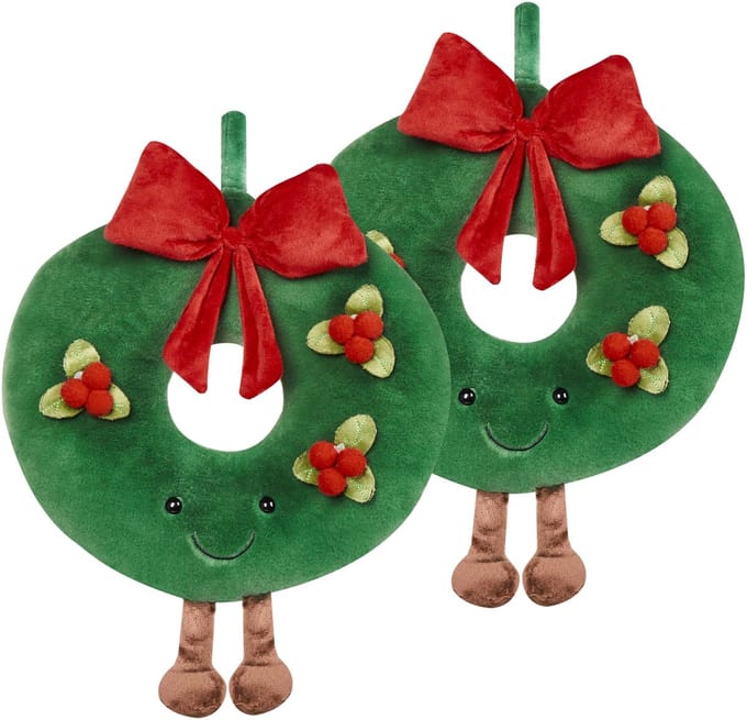 BONBON - Sierkussen set 2 - Groen - 45 cm - Katoen