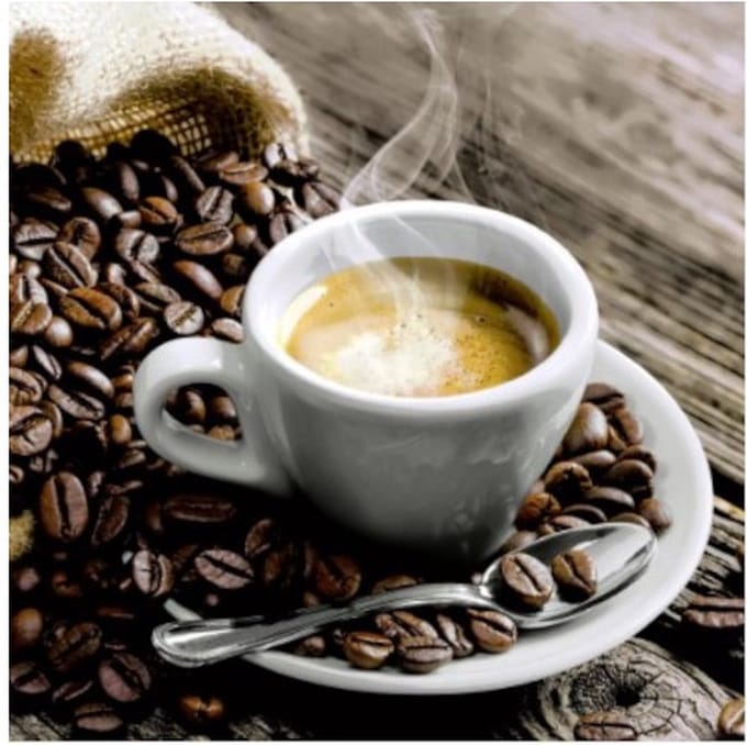 P+D - Lunch servetten - Coffee