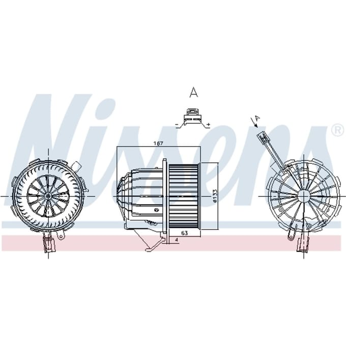 Binnenventilator NISSENS 87428