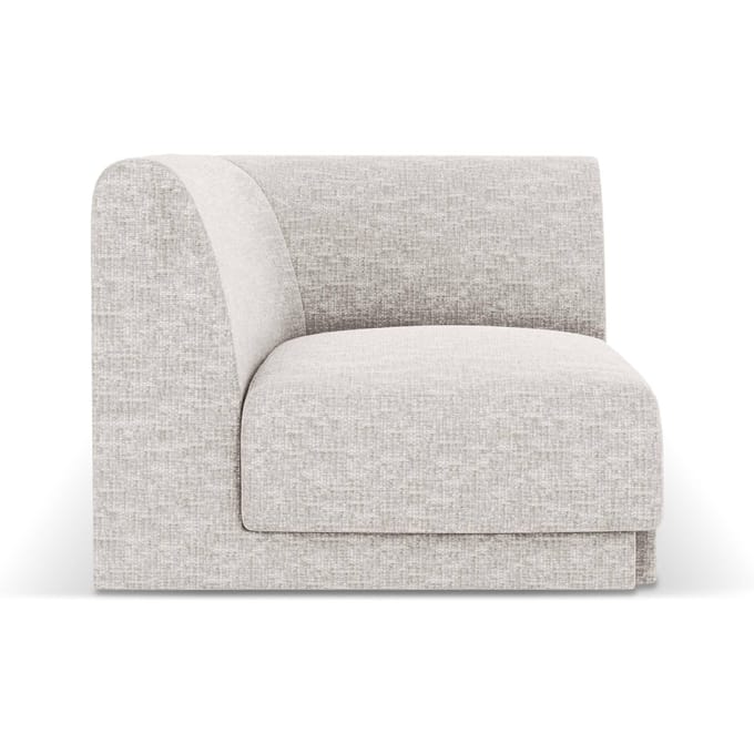 Modulair hoekelement Miley chenille | Micadoni Limited Edition