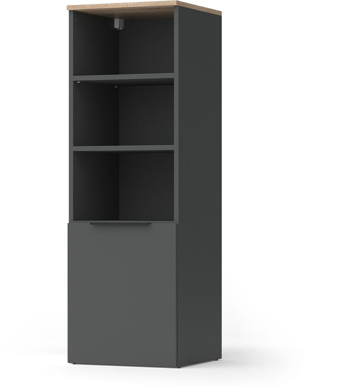 Vicco Wido Universele kast – 40.2 x 120 cm met een deur Antraciet/Sonoma