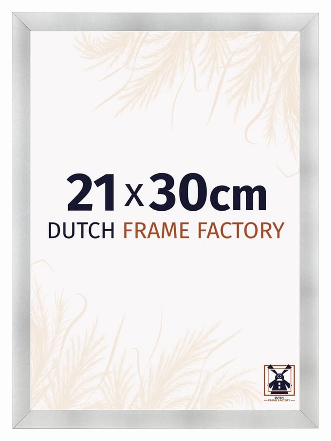 Fotolijst 21x30 cm - MDF - Aluminium Geborsteld - Praag