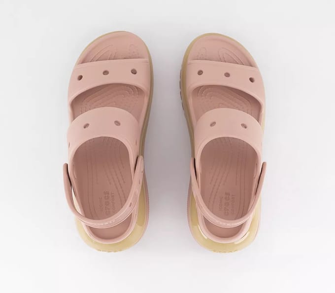 Crocs Classic Mega Crush Sandal Pink Clay Maat 41/42 M8W10