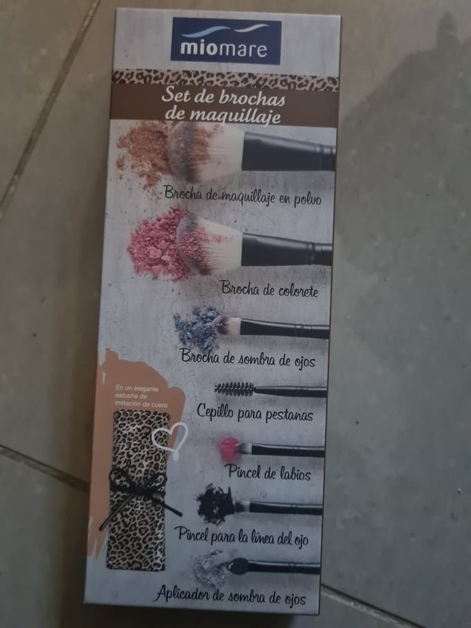 Miomare Cosmetische make up kwasten 7-Delig
