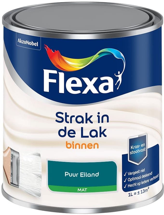 Flexa - Strak In De Lak Binnenlak Mat - Puur Eiland - Mengverf - 1 L