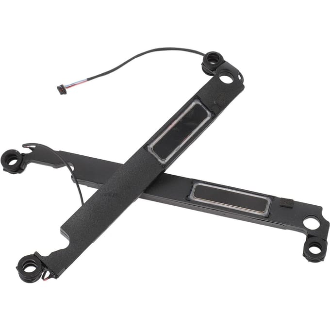 1 Ensemble Haut-parleur intégré pour ordinateur portable de remplacement Ouverture précise des trous Gauche Droite Haut-parleur interne pour ordinateur portable gray