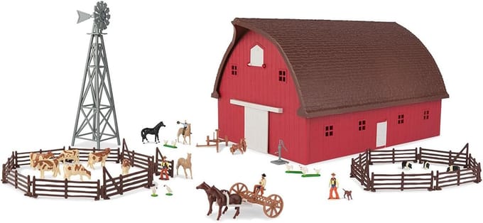 Landbouw Schuur Gevel Set 1/64 Modelboerderij Onderdelen