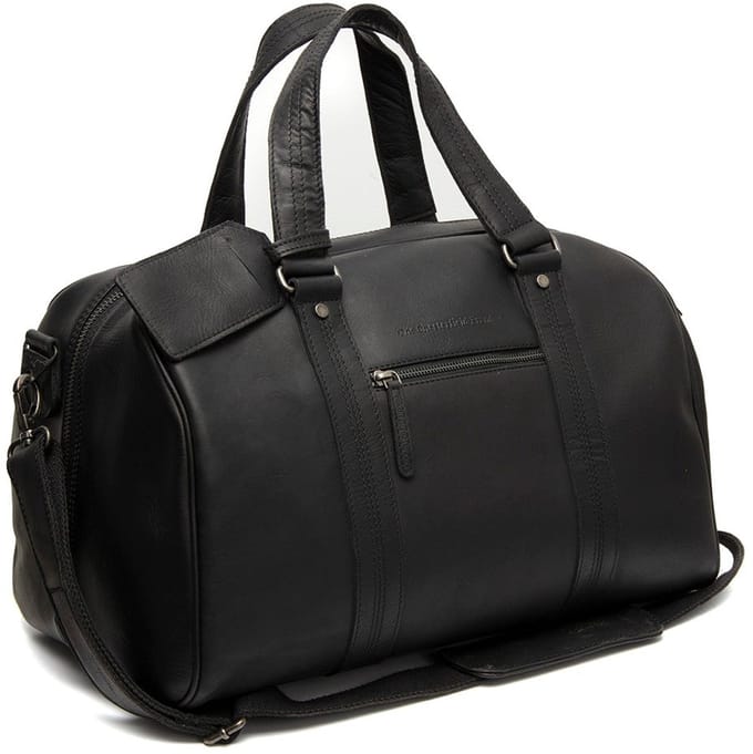 The Chesterfield Brand Volenza Waxed Pull Up Weekendtas - Reistas - Zwart