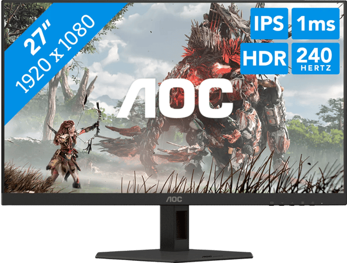 27" AOC 27G4ZR - 1920x1080 (FHD) - 260Hz - IPS
