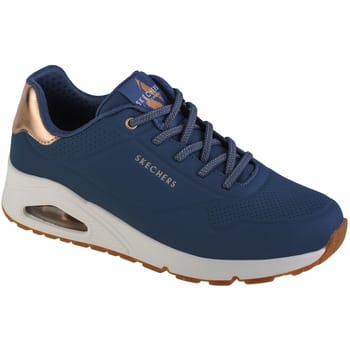 Skechers Uno Shimmer Away dames sneakers blauw